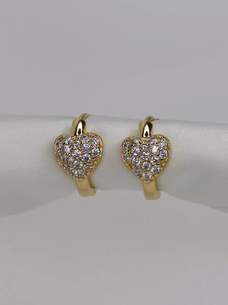 Серьги классические, 1,5 см.