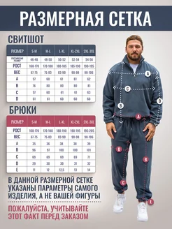 Спортивный костюм флисовый теплый на молнии