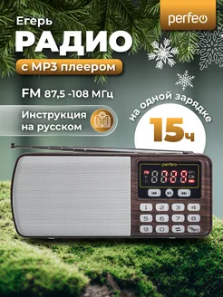 Радиоприемник цифровой Егерь FM+ 70-108МГц, MP3, USB