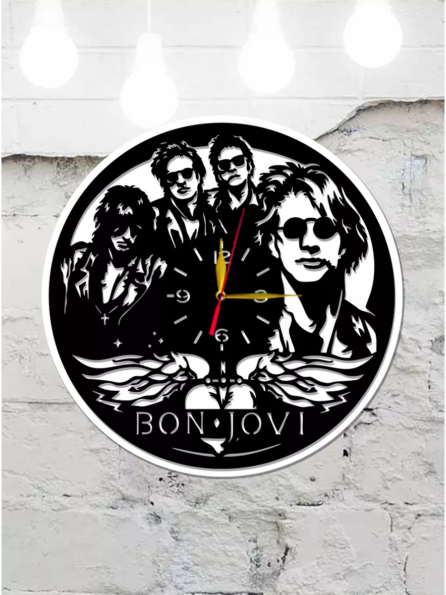 Настенные часы Bon Jovi, Джон Бон Джови — фото 4