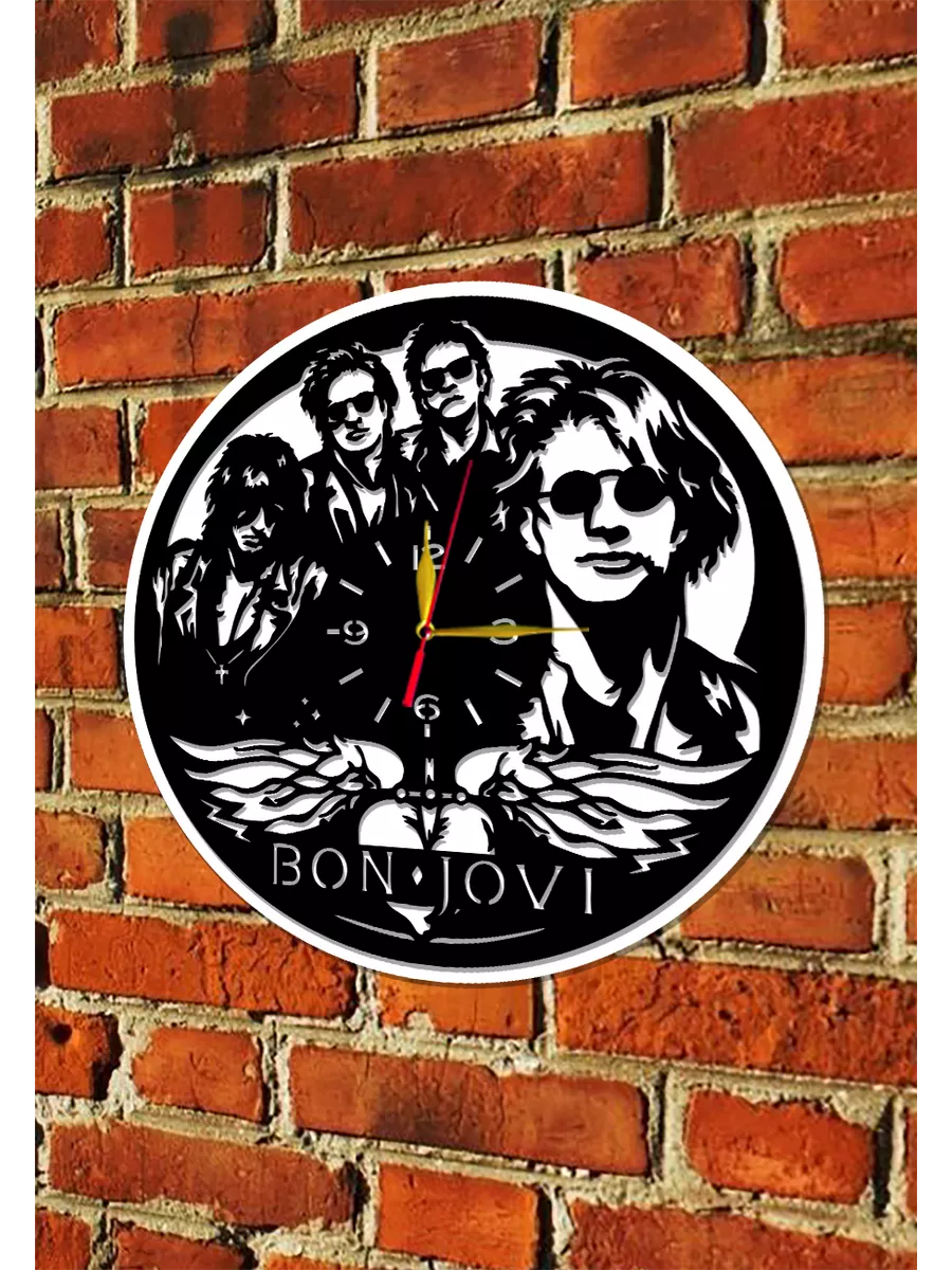 Настенные часы Bon Jovi, Джон Бон Джови — фото 5