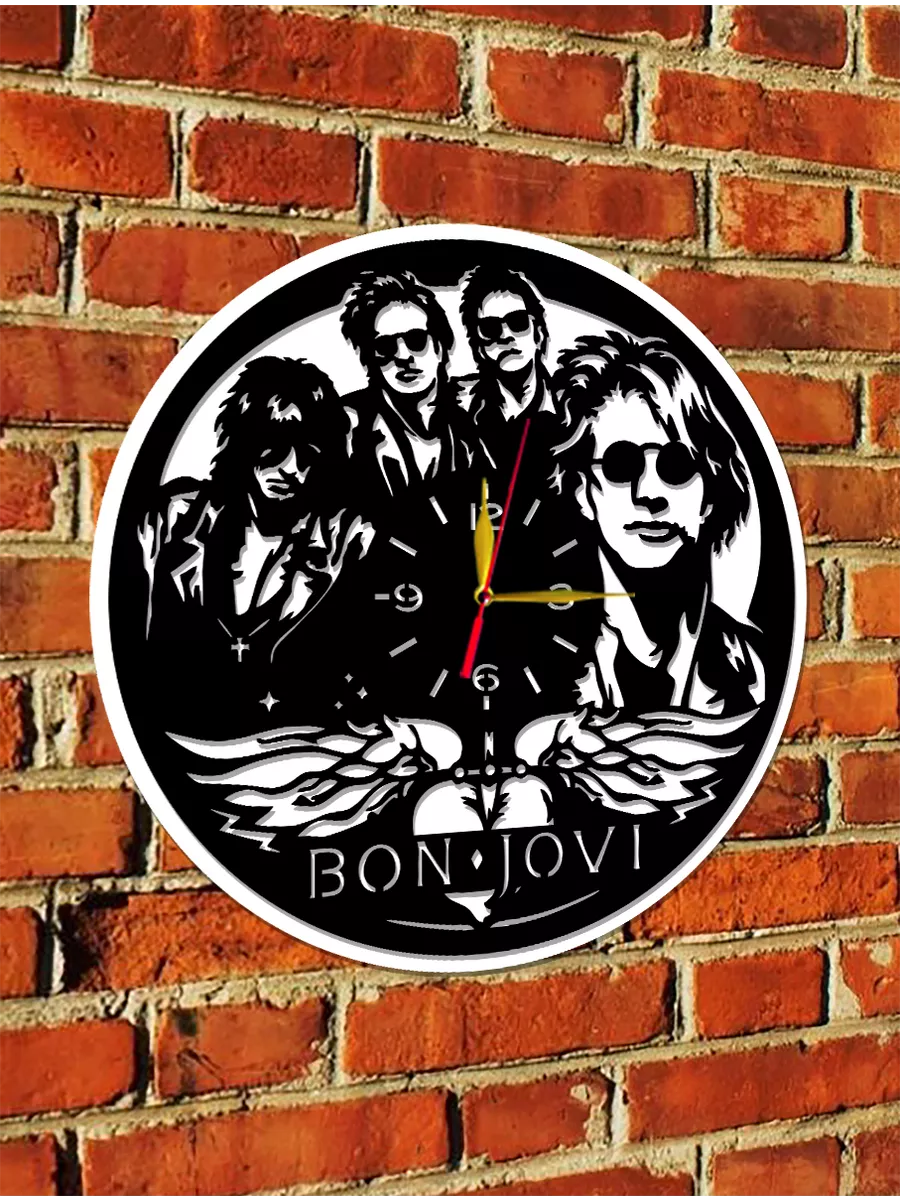 Настенные часы Bon Jovi, Джон Бон Джови — фото 6