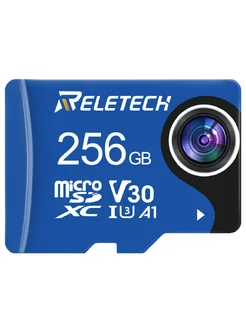 Kарта памяти micro sd карта 256 ГБ v30, синяя