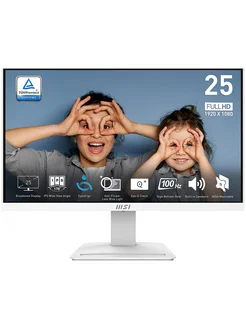 24.5" Монитор MP253W, IPS, 1920x1080, 100Гц MSI 250803610 купить за 10 154 ₽ в интернет-магазине Wildberries