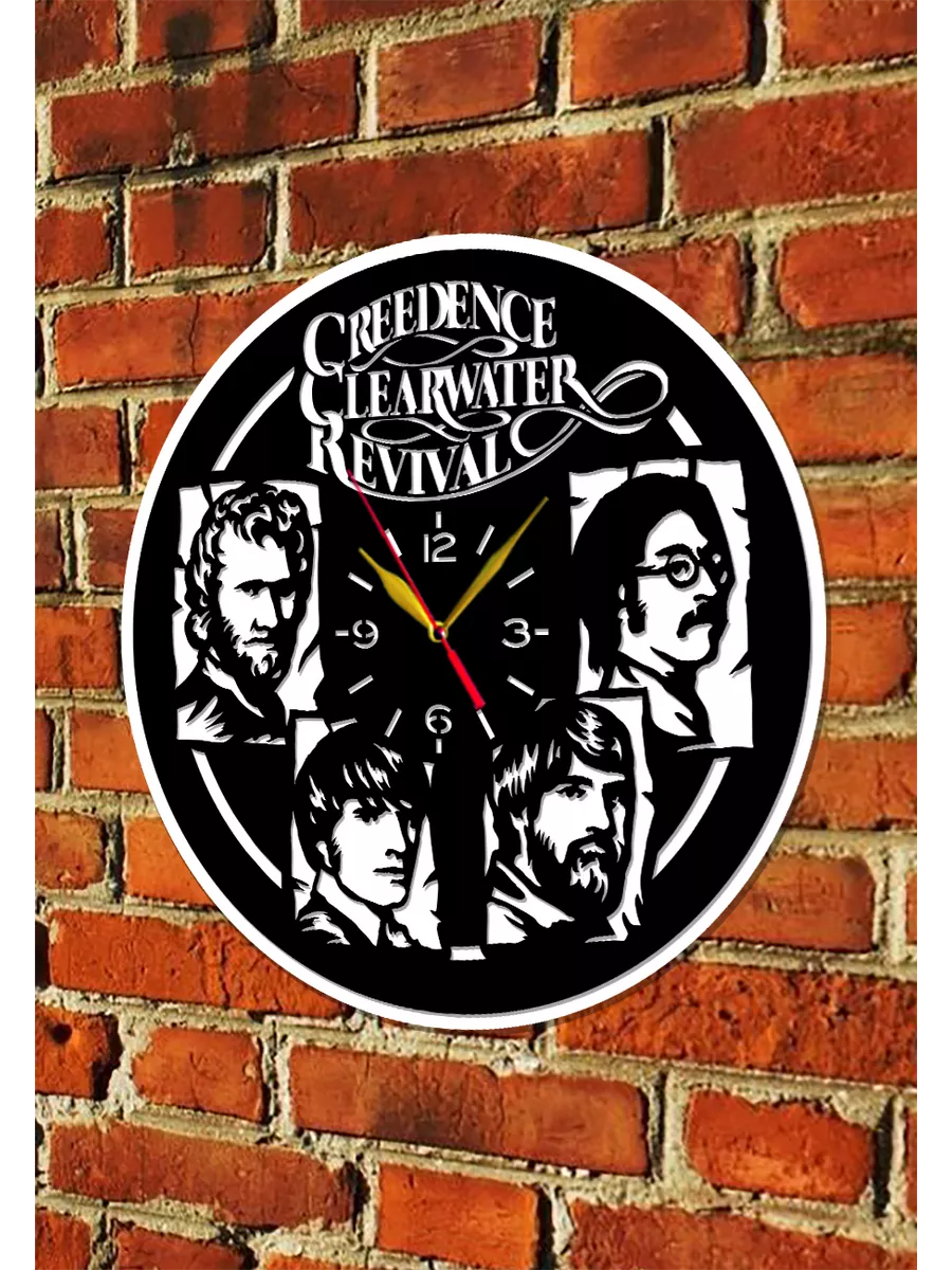 Настенные часы Creedence, Криденс, Джон Фогерти — фото 5