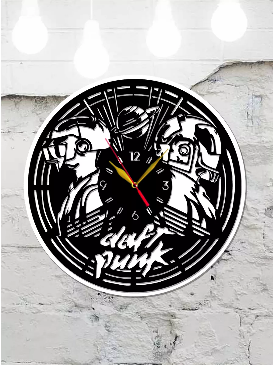 Настенные часы Daft Punk, Дафт Панк, Тома Бангальтер — фото 4