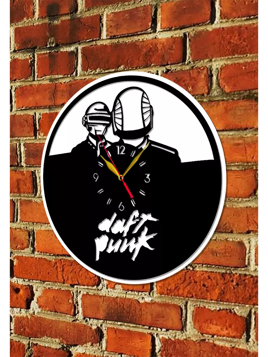 Настенные часы Daft Punk, Дафт Панк, Гийом Эмманюэль Поль — фото 5