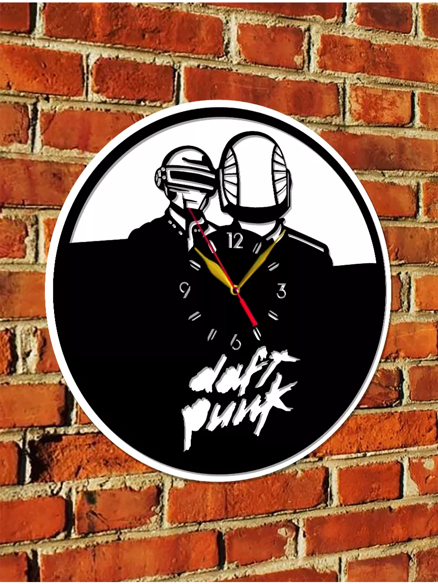 Настенные часы Daft Punk, Дафт Панк, Гийом Эмманюэль Поль — фото 6