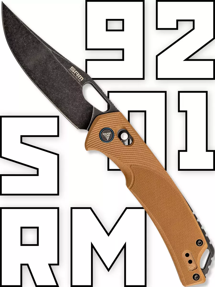 Складной нож SRM 9201-GW, сталь D2, рукоять G10 SRM Knives купить по цене 129,96 р. в интернет-магазине Wildberries в Беларуси | 250859374