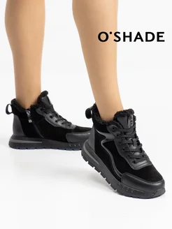 Кроссовки женские демисезонные черные O`SHADE 250867355 купить за 4 673 ₽ в интернет-магазине Wildberries