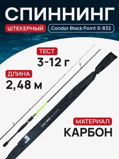 Спиннинг штекерный для рыбалки 2,48 м Condor 250878344 купить за 2 601 ₽ в интернет-магазине Wildberries