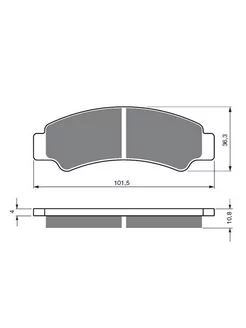 Тормозные колодки дисковые 389 K5 OEM 7020-0810B0