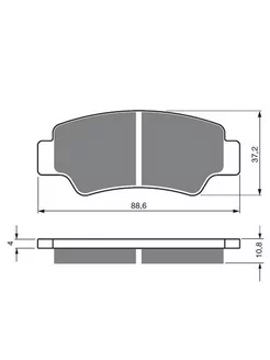 Тормозные колодки дисковые 390 S3 OEM 7020-0810A0