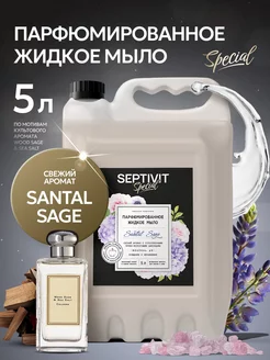 Парфюмированное жидкое мыло для рук Santal Sage 5 литров