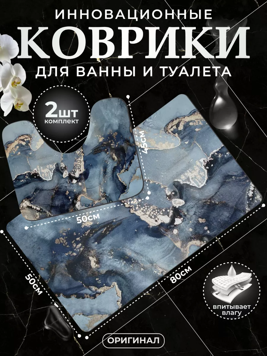 Коврики для ванной и...