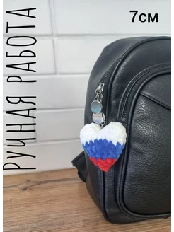 Вязаная игрушка, брелок, сердце сердечко, ручной работы Knitted Happiness 250956519 купить за 172 ₽ в интернет-магазине Wildberries