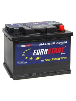 Аккумулятор Eurostart Blue 60 Ач 460А обратная R+ EB600 Eurostart 251049411 купить за 5 082 ₽ в интернет-магазине Wildberries