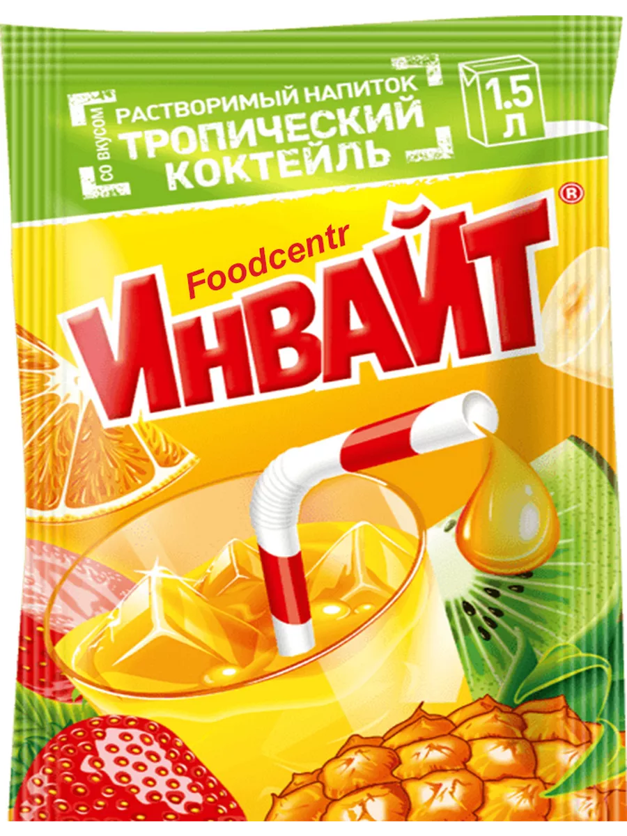 Растворимый напиток Invite Тропический коктейль 24 шт
