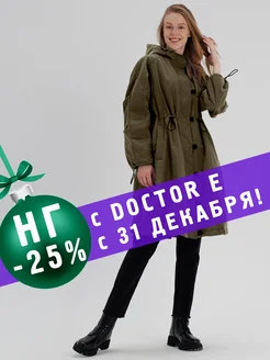 Парка демисезонная оверсайз, плащ утепленный DOCTOR E 251208179 купить за 11 999 ₽ в интернет-магазине Wildberries