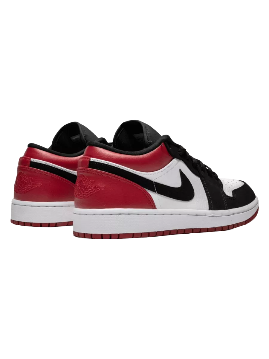 Nike jordan 1 low black toe clearance
