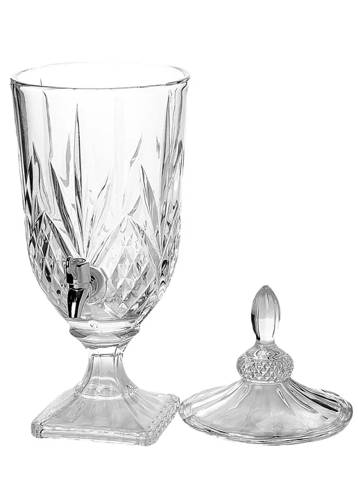 Лимонадница кувшин с краном стеклянная 3 литра - фото 5