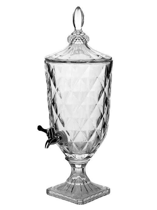 Лимонадница кувшин с краном стеклянная 1,8 литра - фото 6