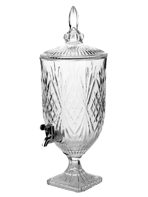 Лимонадница кувшин с краном стеклянная 1,8 литра - фото 6