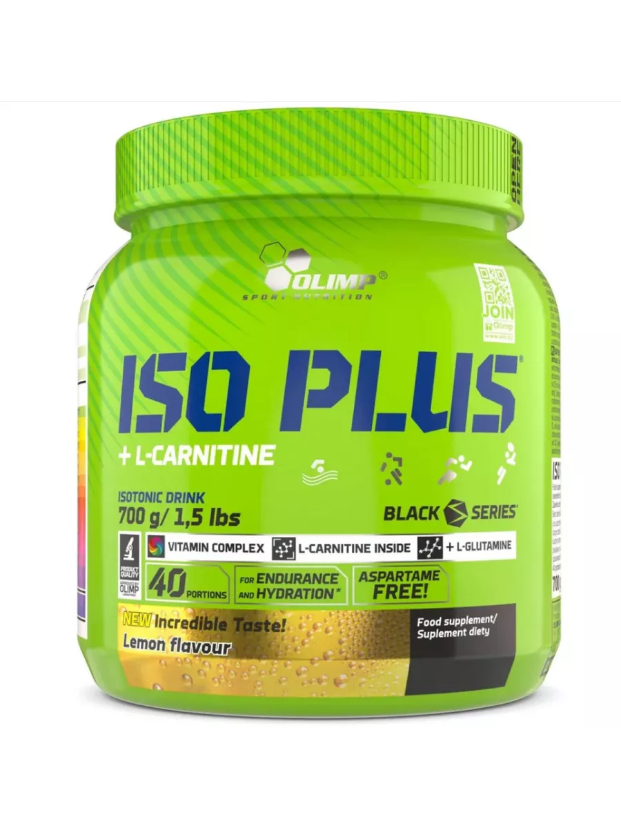 Изотоник, Iso plus powder 700 грамм (Лимон)