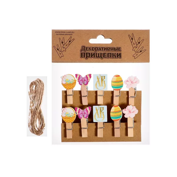 Пасхальные декоративные прищепки