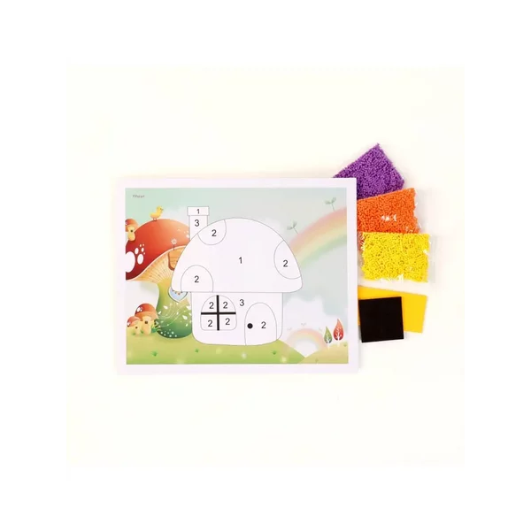 Фреска для росписи. Аппликация EVA крошкой «Цветочек»