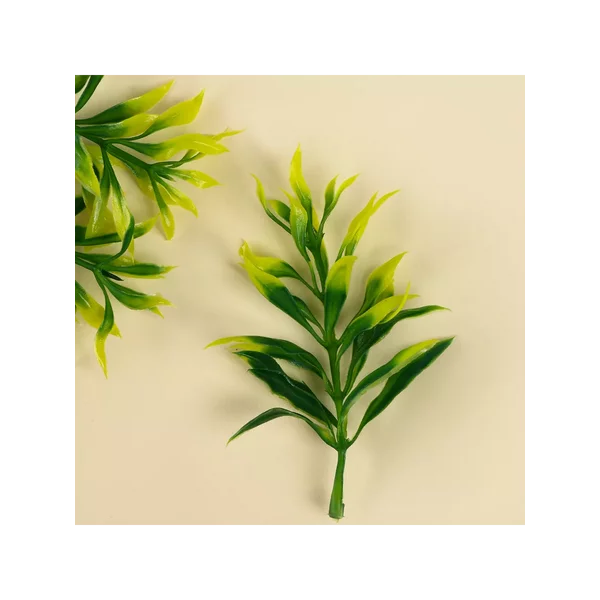 Веточка зелени, размер 1 шт. — 9 × 3 × 3 см, набор 3 шт.