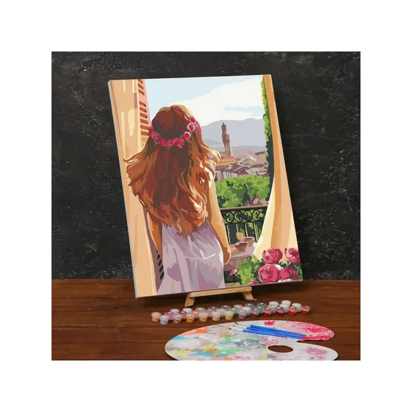 Картина по номерам  "Утро в Италии" 40х50 см