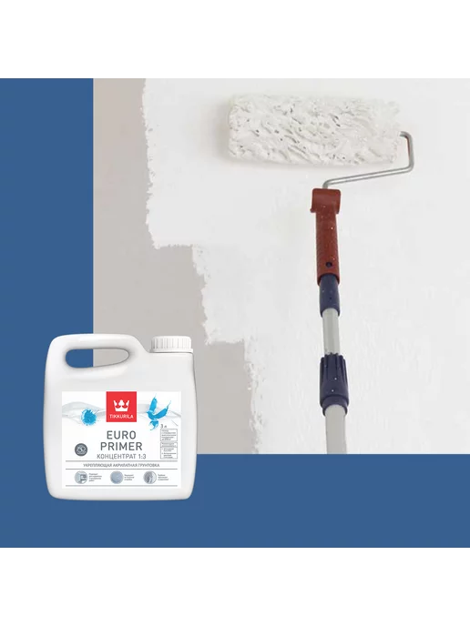 Грунтовка Tikkurila Tikkivala Euro Primer 0,9 л, 900 мл, фото 4