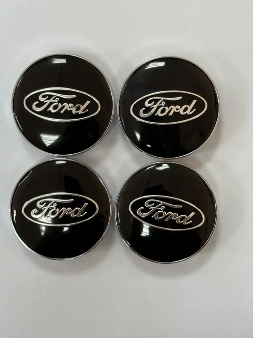 АВТО ТРЕНДС Колпачки на колеса диски Ford 60мм Заглушки на ступицу диска, вариант, фото 2
