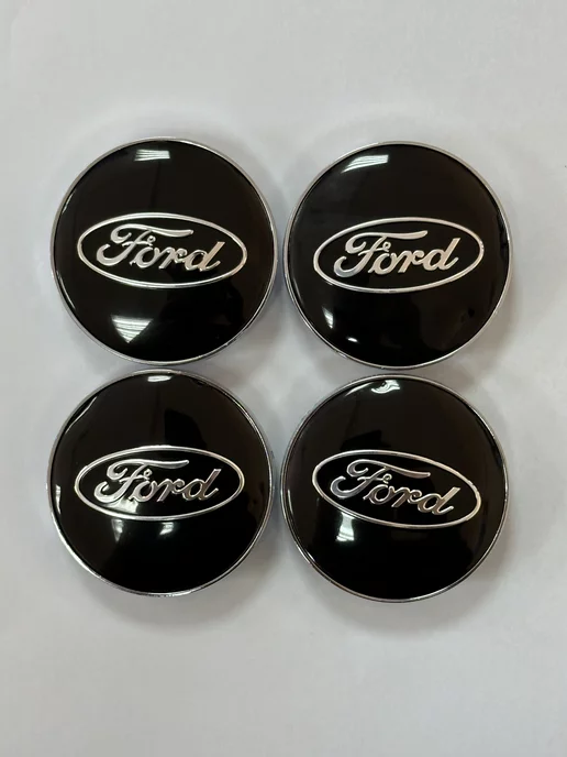 АВТО ТРЕНДС Колпачки на колеса диски Ford 60мм Заглушки на ступицу диска, вариант, фото 3