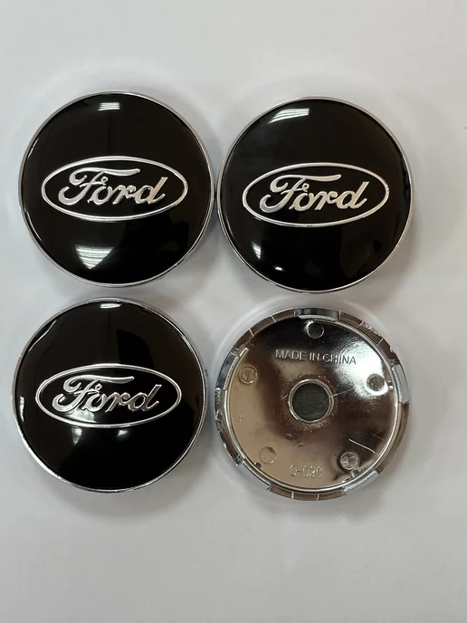АВТО ТРЕНДС Колпачки на колеса диски Ford 60мм Заглушки на ступицу диска, вариант, фото 4
