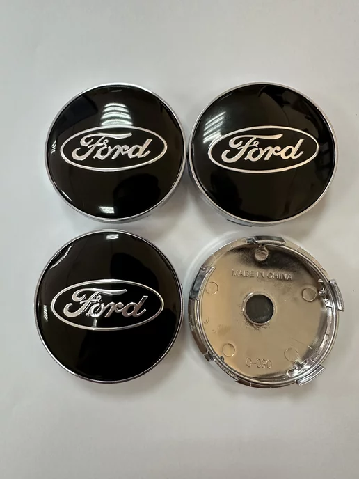 АВТО ТРЕНДС Колпачки на колеса диски Ford 60мм Заглушки на ступицу диска, вариант, фото 5