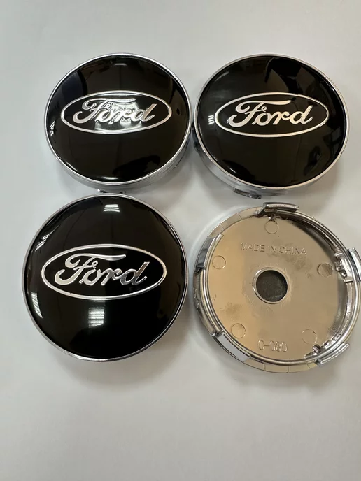АВТО ТРЕНДС Колпачки на колеса диски Ford 60мм Заглушки на ступицу диска, вариант, фото 6
