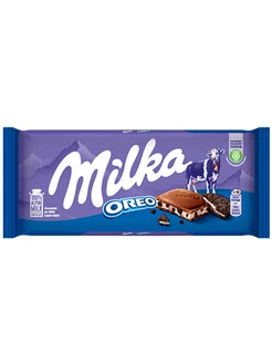 Милка с печеньем орео Оreo 100г Milka 251341890 купить за 216 ₽ в интернет-магазине Wildberries