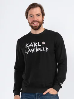 Свитшот трикотажный Karl Lagerfeld 251362152 купить за 3 112 ₽ в интернет-магазине Wildberries
