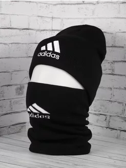 шапка женская осенняя-зимняя со снудом adidas Nike 251426753 купить за 623 ₽ в интернет-магазине Wildberries