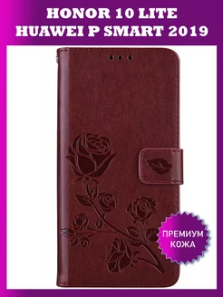 Чехол-книжка для Honor 10 Lite Huawei P Smart 2019 KUDDO 251452796 купить за 351 ₽ в интернет-магазине Wildberries