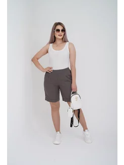 Шорты классические на лето бермуды Amina Look 251505284 купить за 672 ₽ в интернет-магазине Wildberries