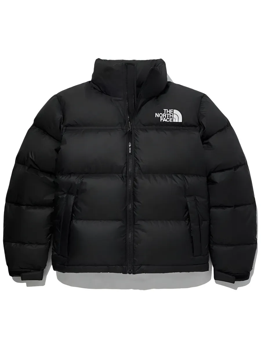 Пуховик Tnf с вышивкой