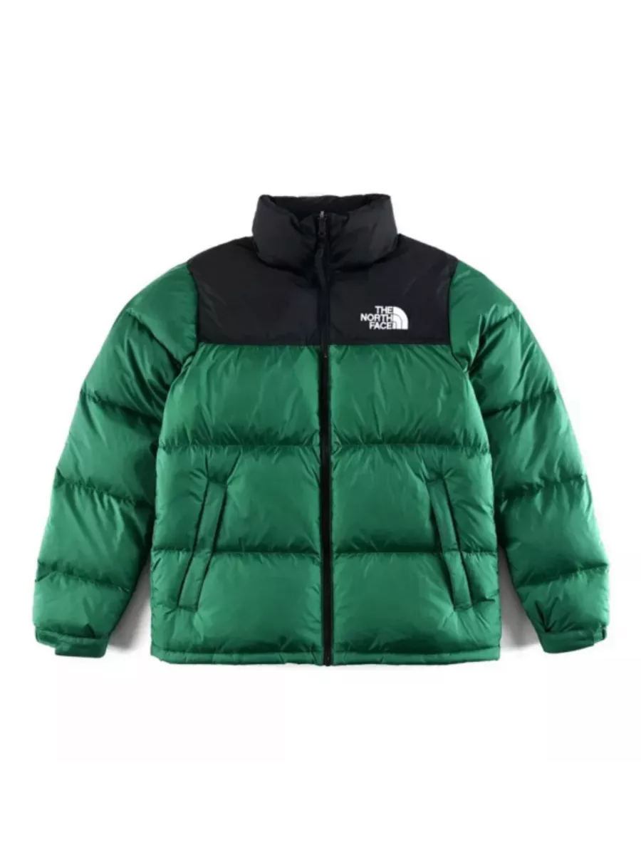 Пуховик Tnf с вышивкой