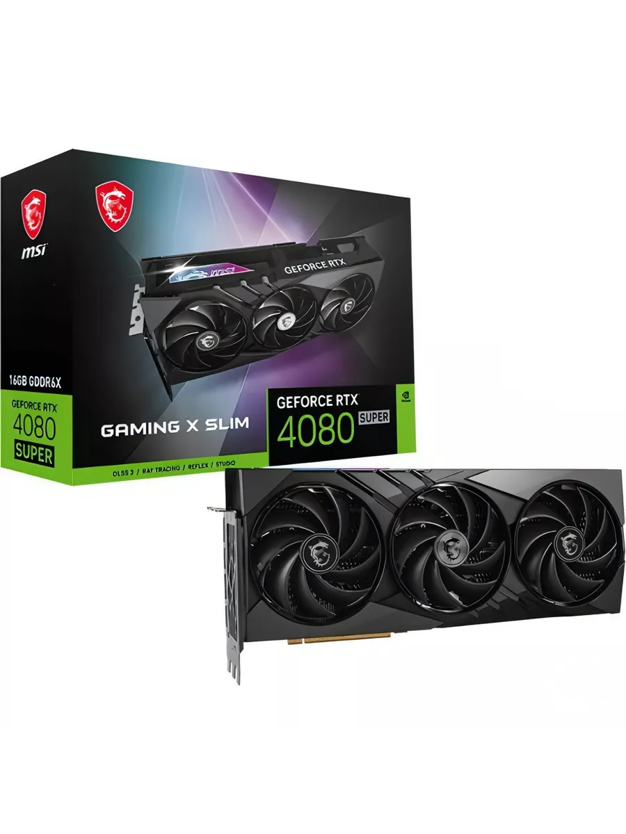 Видеокарта NVIDIA GeForce RTX 4080 SUPER 16G GAMING X SLIM MSI купить по цене 4 457,08 р. в интернет-магазине Wildberries в Беларуси | 251656610