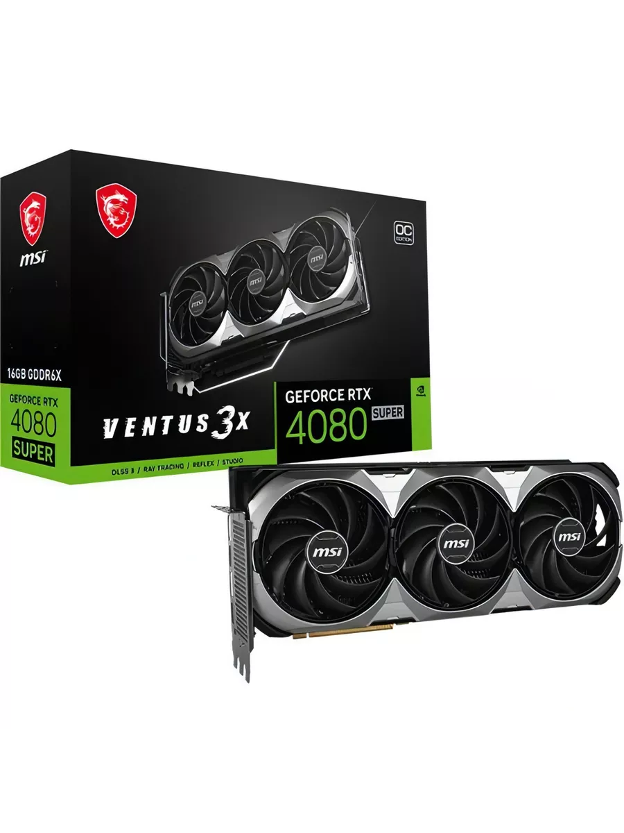 Видеокарта NVIDIA GeForce RTX 4080 SUPER 16G VENTUS 3X OC MSI купить по цене 4 304,38 р. в интернет-магазине Wildberries в Беларуси | 251656612