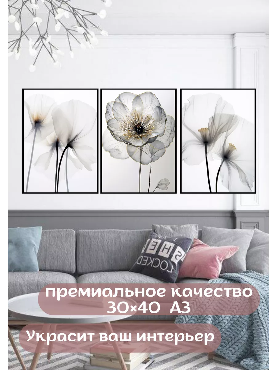 Декор на стену постеры интерьерные 30×40 А3