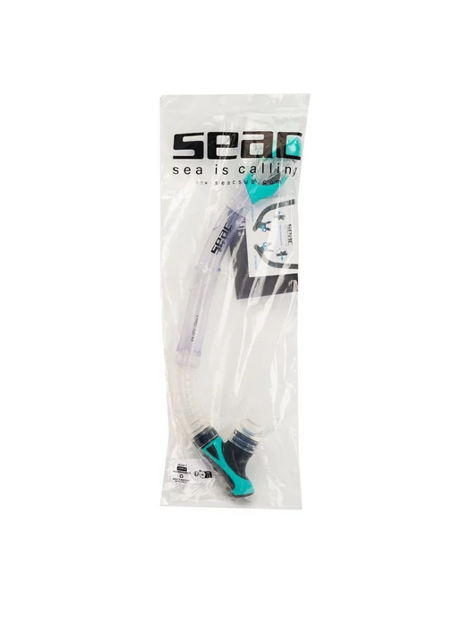 SEAC SUB Трубка для плавания SEAC REVERSE DRY CLEAR TIFFANY, взрослая, голубой, фото 6