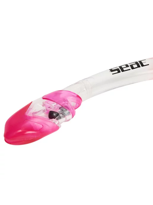 SEAC SUB Трубка для плавания SEAC TRIBE DRY PINK, взрослая, розовый, фото 2